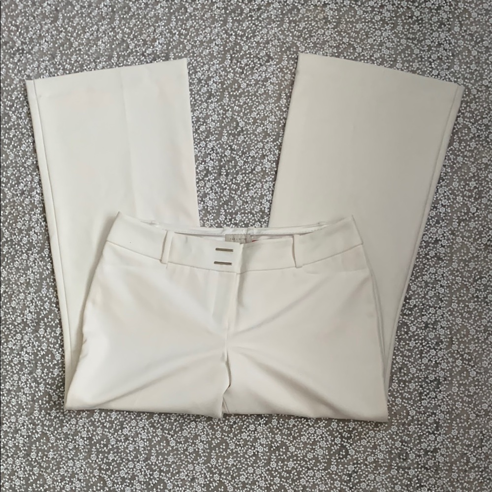 Elegant Cream Women's Pants